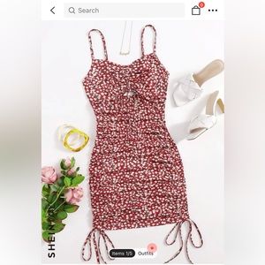 Red Flower Dress